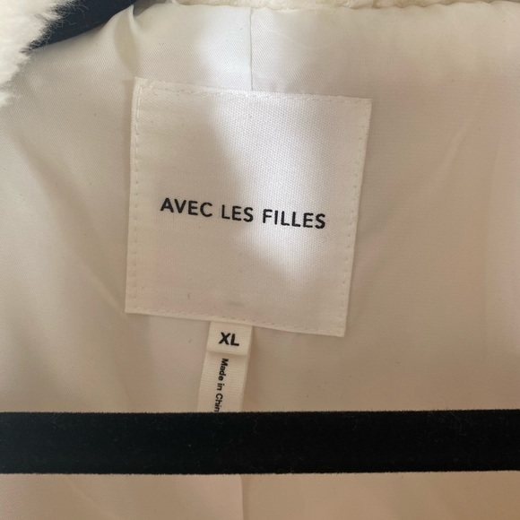 Avec Les Filles Faux Fur Coat Size: XL - Picture 5 of 12